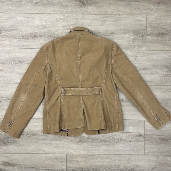 Lands End Jacket Blazer 14 Brown Corduroy Suit Sport Coat Riding - Picture 3 of 9